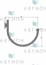 К41-0,3-0,6-12-5 кронштейн однорожковый