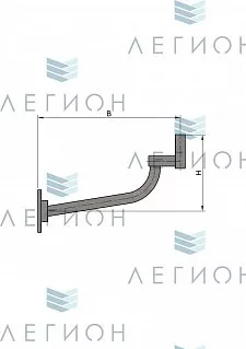 К41-0,8-1,5-12-5 кронштейн однорожковый