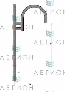 К15-1,2-1,6-1-5 кронштейн однорожковый