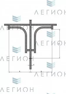 К43-1,0-0,6-1-5 кронштейн однорожковый